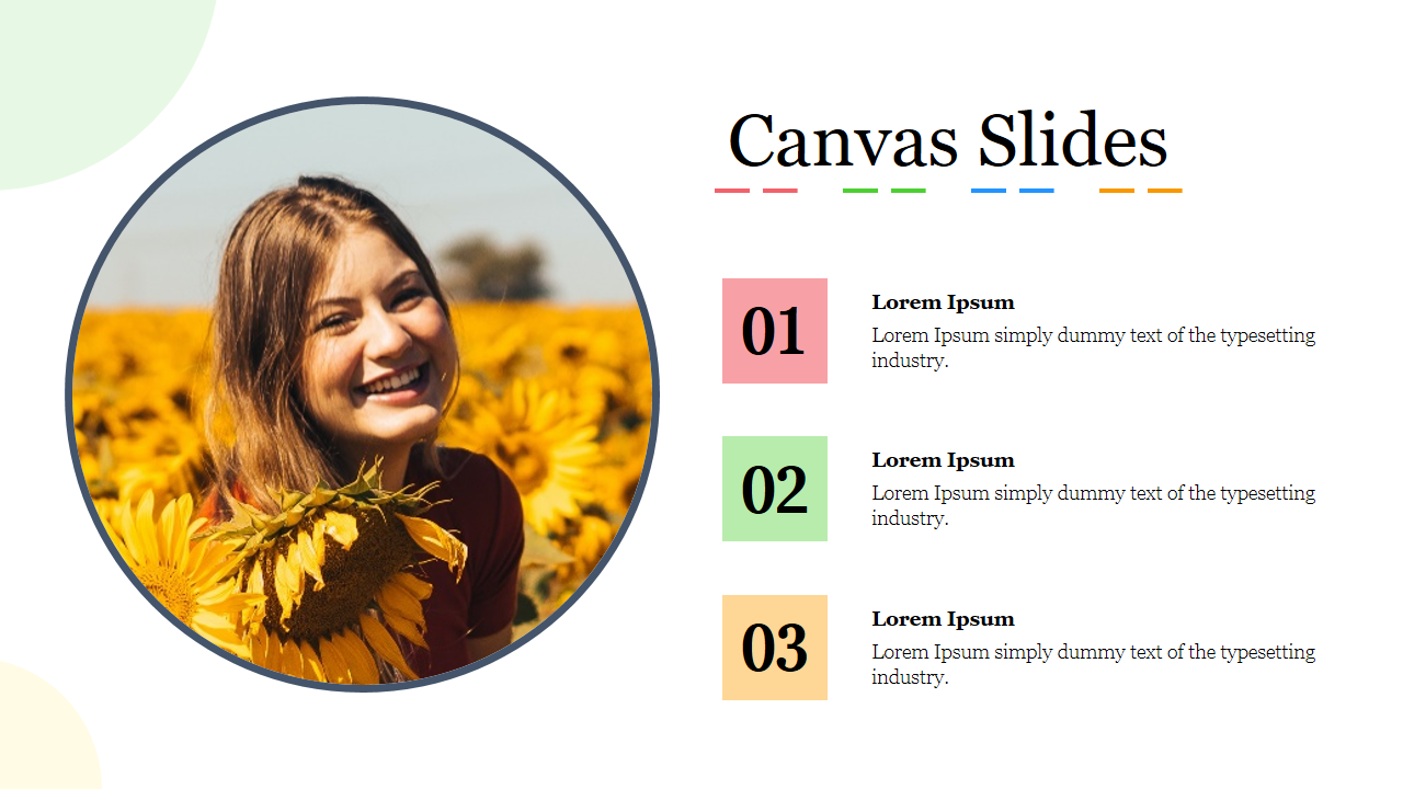 Free - Modern Canvas Slides PowerPoint Presentation Template